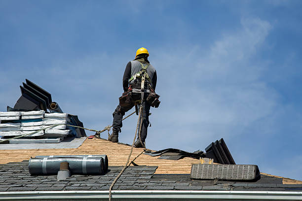Professional Roof Replacement technician working in Appomattox, VA